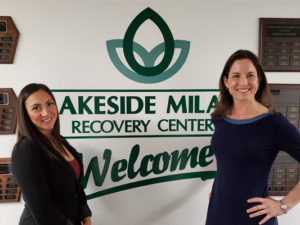 Katheryn Larson (Treatment Director) and Elizabeth Meloeny (Administrator)